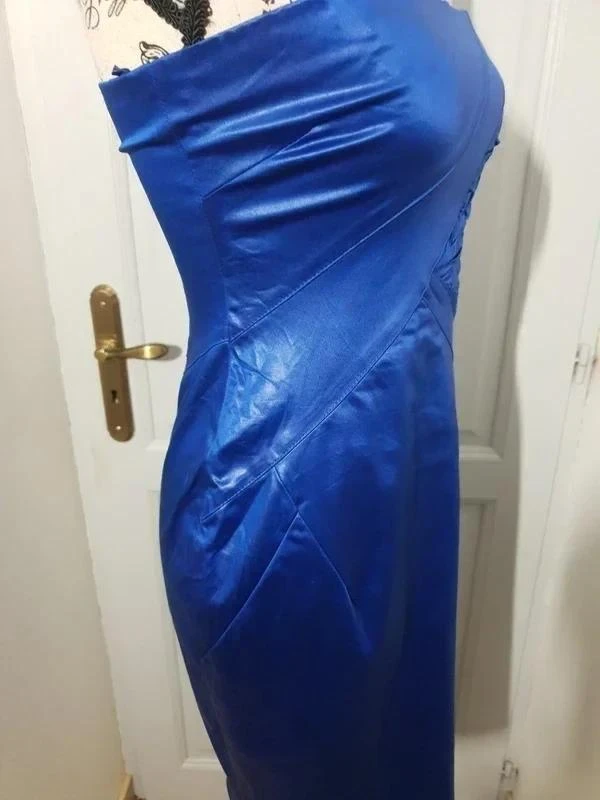💙 Vestido bustier satinado – Pinko – T. 36 – Muy buen estado – photo 10
